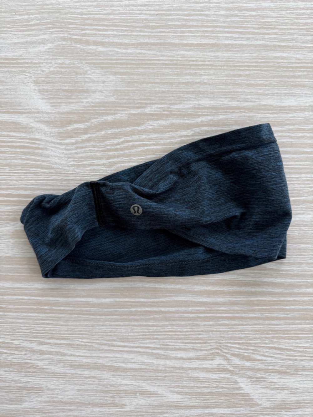 lululemon athletica Dark Heather Navy Twist Headband